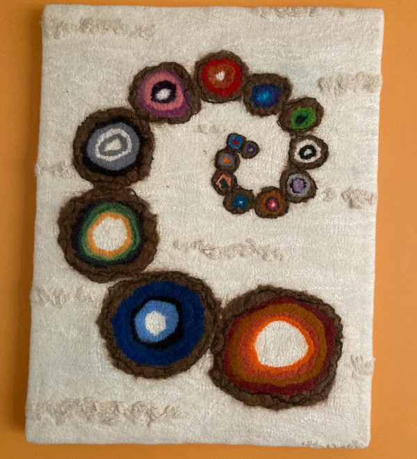 Sara's wool art piece